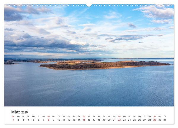 Produktbild: Traumhafter Chiemsee - eine kalendarische Reise (Wandkalender 2026 DIN A2 quer), CALVENDO Monatskalender