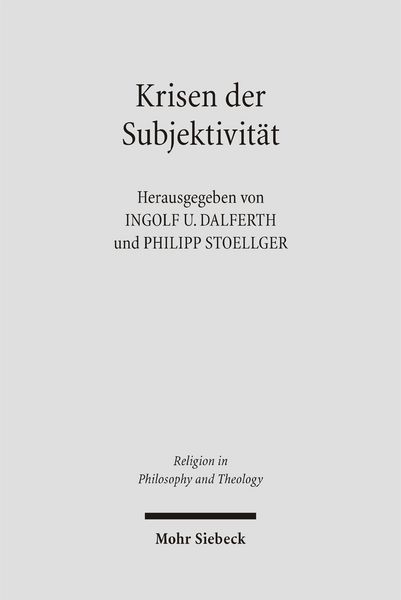 Produktbild: Krisen der Subjektivit&auml;t