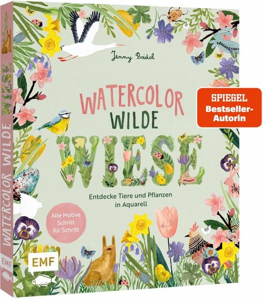 Watercolor – Wilde Wiese, Taschenbuch von Jenny Boidol, Edition Michael Fischer / EMF Verlag, 9783745932584