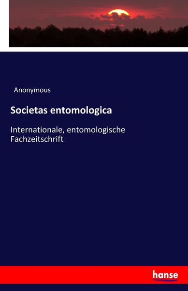 Produktbild: Societas entomologica