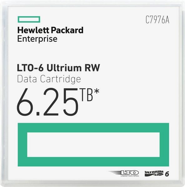 Produktbild: HP LTO Ultrium-6 Cartridge C7976A