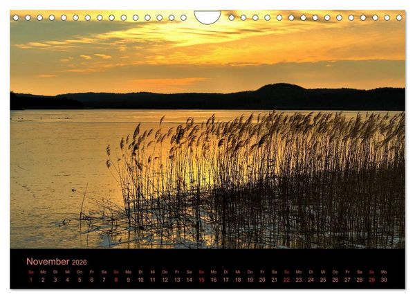 Produktbild: Sonnenuntergang (Wandkalender 2026 DIN A4 quer), CALVENDO Monatskalender