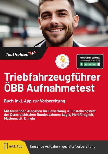 Produktbild: Triebfahrzeugf&uuml;hrer &Ouml;BB Aufnahmetest: Buch inkl. App zur Vorbereitung - Mit taus
