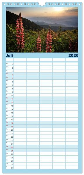 Produktbild: Familienplaner 2026 - Faszination Schwarzwald mit 5 Spalten (Wandkalender, 21 x 45 cm) CALVENDO