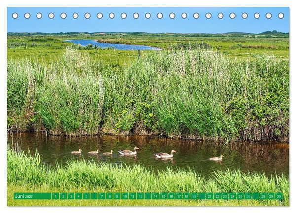Produktbild: Borkum Ansichten (Tischkalender 2027 DIN A5 quer), CALVENDO Monatskalender