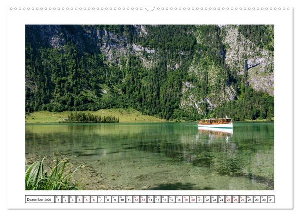 Produktbild: Morgen am K&ouml;nigssee - Spiegelungen und Stille (Wandkalender 2026 DIN A2 quer), CALVENDO Monatskalender