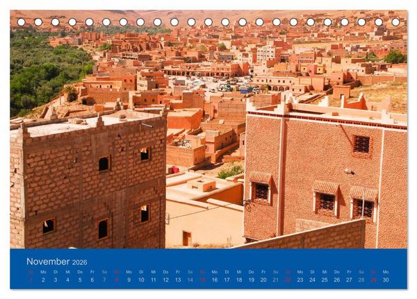 Produktbild: Farben Marokkos (Tischkalender 2026 DIN A5 quer), CALVENDO Monatskalender