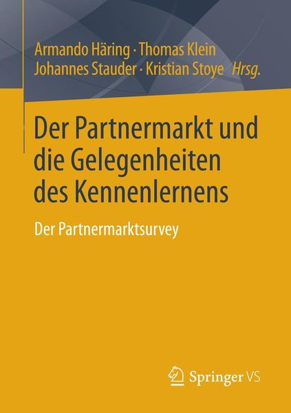 Produktbild: Der Partnermarkt und die Gelegenheiten des Kennenlernens