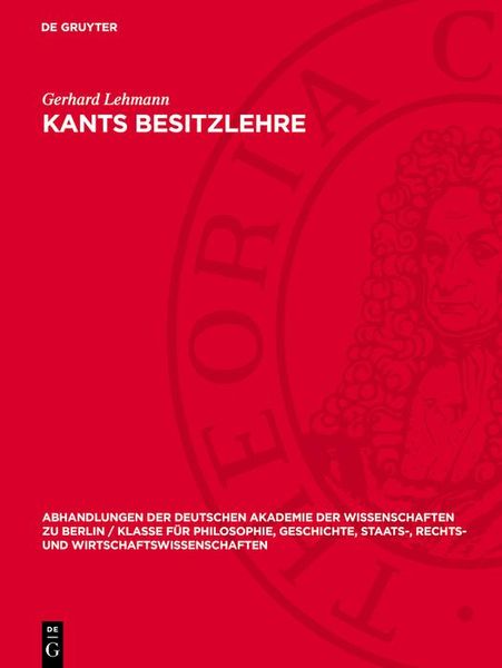 Produktbild: Kants Besitzlehre