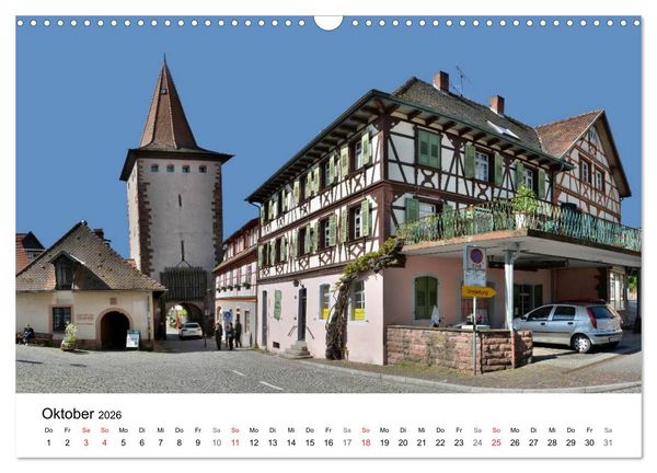 Produktbild: Gengenbach - romantisches Kleinod im Schwarzwald (Wandkalender 2026 DIN A3 quer), CALVENDO Monatskalender