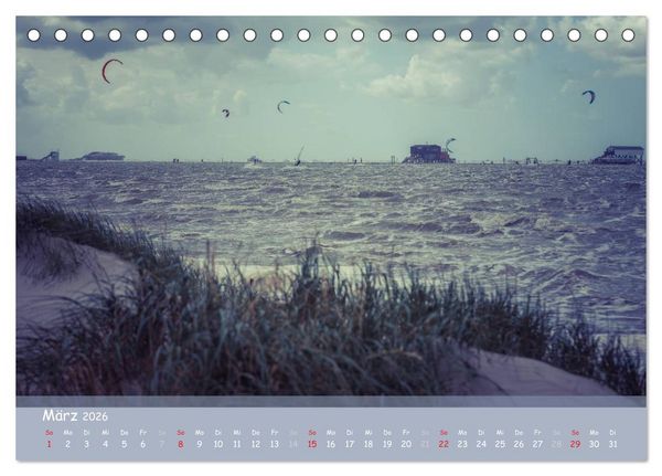 Produktbild: Mein St.Peter-Ording (Tischkalender 2026 DIN A5 quer), CALVENDO Monatskalender