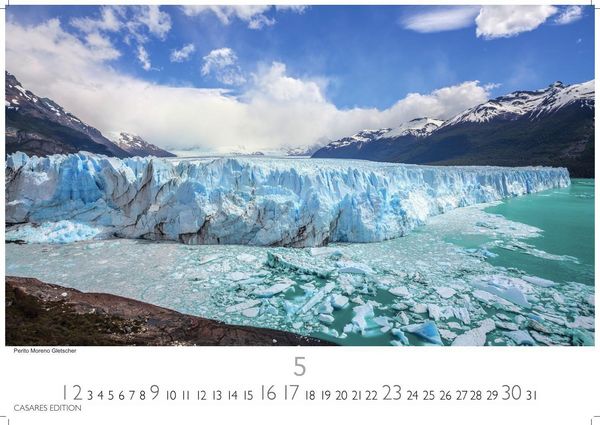 Produktbild: Patagonien Kalender 2027 &ndash; Wandkalender | Fotokalender S&uuml;damerika 35x50cm &ndash; mit beeindruckenden Fotos von Gletschern, Bergen & Wildnis, ideal als Geschenk & Deko