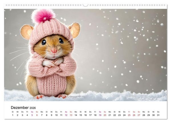 Produktbild: Kreativ Kalender - Tiere & eigene Ideen (hochwertiger Premium Wandkalender 2026 DIN A2 quer), Kunstdruck in Hochglanz