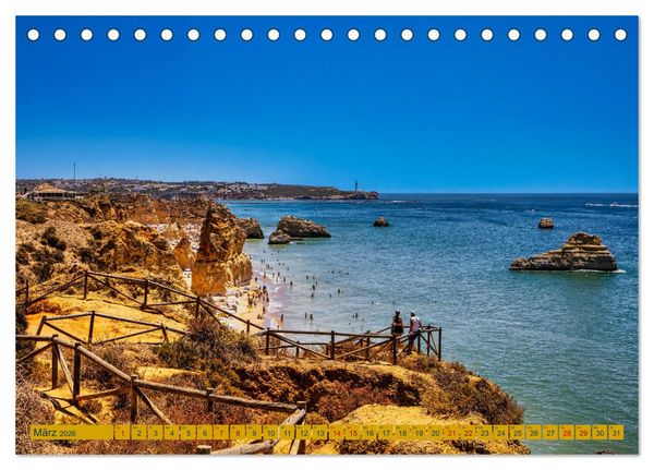 Produktbild: Algarve pur (Tischkalender 2026 DIN A5 quer), CALVENDO Monatskalender