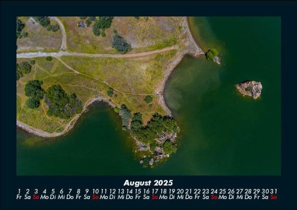 Produktbild: Landschaftskalender 2025 Fotokalender DIN A5