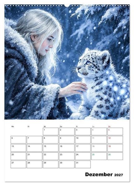 Produktbild: Kleine Gef&auml;hrten (hochwertiger Premium Wandkalender 2027 DIN A2 hoch), Kunstdruck in Hochglanz