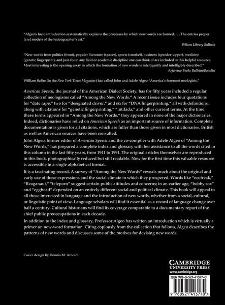 Produktbild: Fifty Years among the New Words