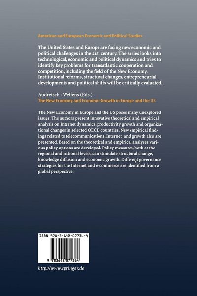 Produktbild: The New Economy and Economic Growth in Europe and the US