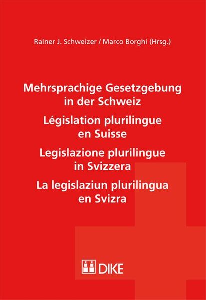 Produktbild: Mehrsprachige Gesetzgebung in der Schweiz