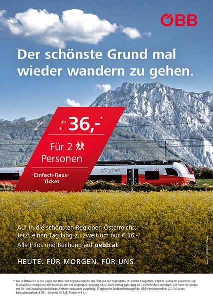 Produktbild: Mit Bahn und Bus zum Berg - Österreich