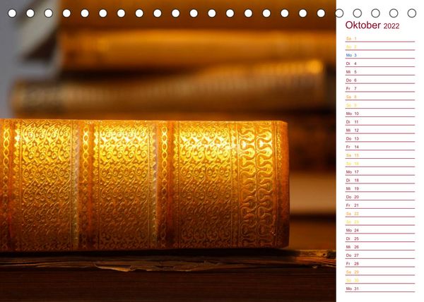 Produktbild: Welt der B&uuml;cher (Tischkalender 2022 DIN A5 quer)