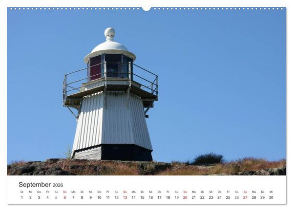 Produktbild: Leuchtt&uuml;rme und Leuchtfeuer an der Ostsee (hochwertiger Premium Wandkalender 2026 DIN A2 quer), Kunstdruck in Hochglanz