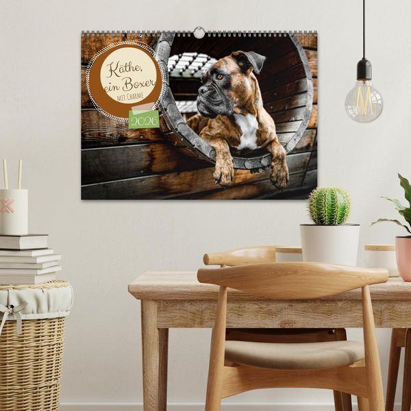 Produktbild: K&auml;the - ein Boxer mit Charme (Wandkalender 2026 DIN A3 quer), CALVENDO Monatskalender