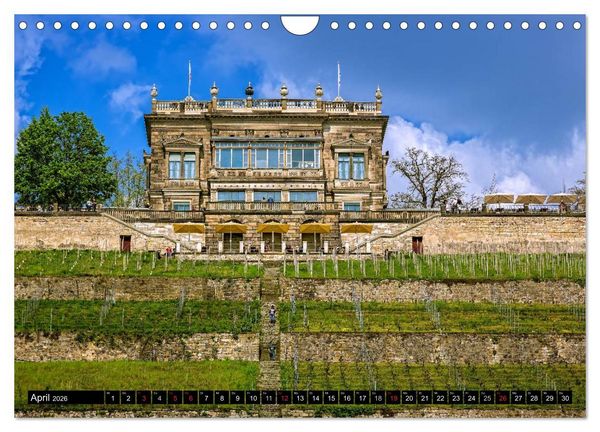 Produktbild: Sachsens Schl&ouml;sser (Wandkalender 2026 DIN A4 quer), CALVENDO Monatskalender