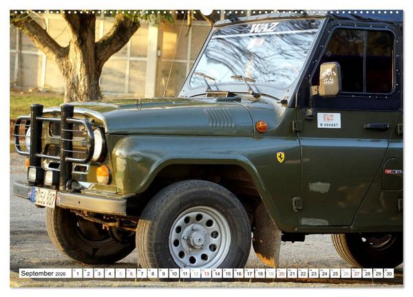 Produktbild: Sowjet-Legende - Der Gel&auml;ndewagen UAZ-469 in Kuba (Wandkalender 2026 DIN A2 quer), CALVENDO Monatskalender