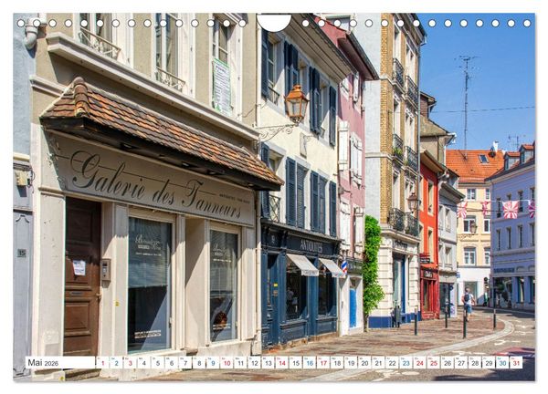 Produktbild: Mulhouse - Das s&uuml;dliche Tor der els&auml;ssischen Weinstra&szlig;e (Wandkalender 2026 DIN A4 quer), CALVENDO Monatskalender
