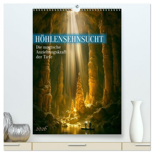 Produktbild: H&ouml;hlensehnsucht (hochwertiger Premium Wandkalender 2026 DIN A2 hoch), Kunstdruck in Hochglanz