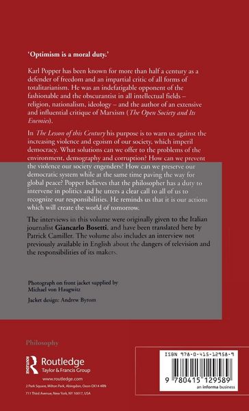 Produktbild: The Lesson of this Century