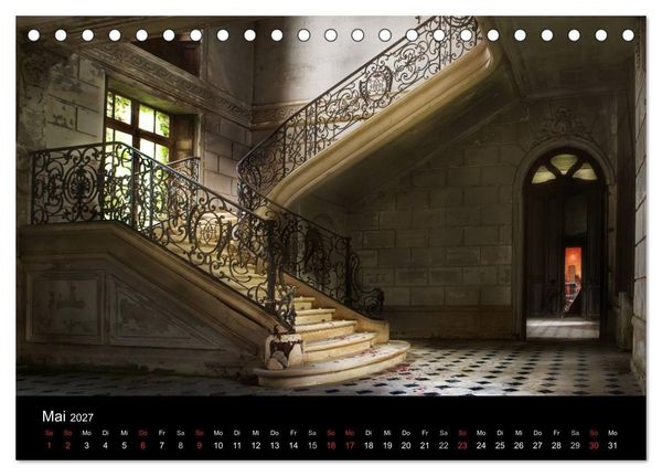 Produktbild: Vergessene und verlassene sch&ouml;ne Orte (Tischkalender 2027 DIN A5 quer), CALVENDO Monatskalender