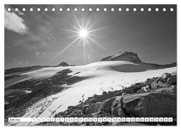 Produktbild: Dreitausender in den Alpen (Tischkalender 2026 DIN A5 quer), CALVENDO Monatskalender