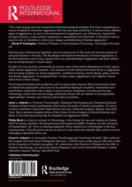 Produktbild: The Routledge International Handbook of Human Aggression