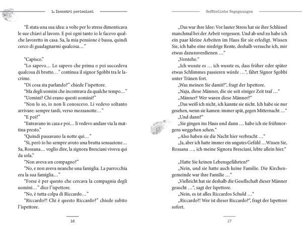 Produktbild: Langenscheidt Krimi zweisprachig Italienisch (A2/B1) - Incontri pericolosi