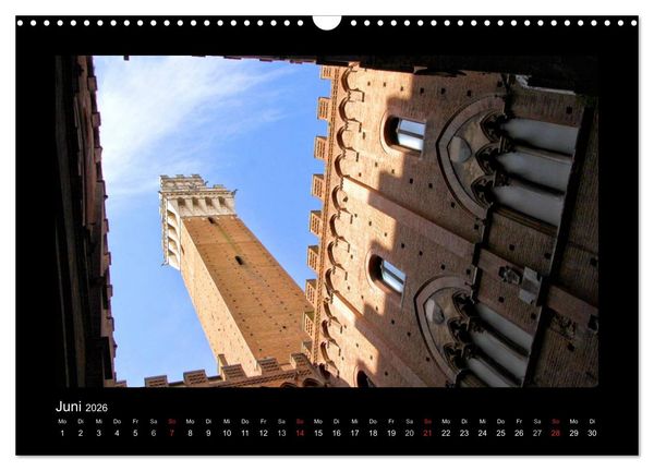 Produktbild: Siena, Perle der Toskana (Wandkalender 2026 DIN A3 quer), CALVENDO Monatskalender