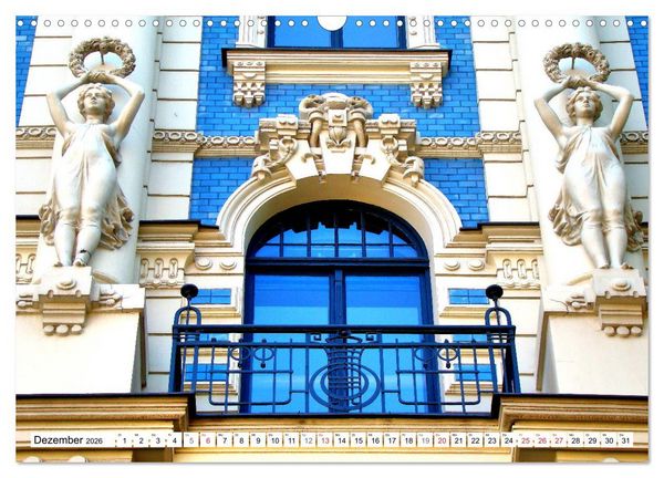 Produktbild: Jugendstil in Riga - Schmuckst&uuml;cke der lettischen Hauptstadt (Wandkalender 2026 DIN A3 quer), CALVENDO Monatskalender