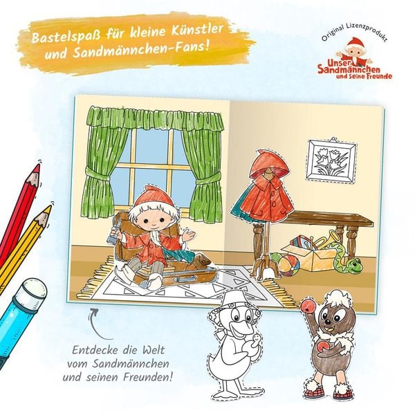 Produktbild: Tr&ouml;tsch Unser Sandm&auml;nnchen Mein erstes Bastelbuch