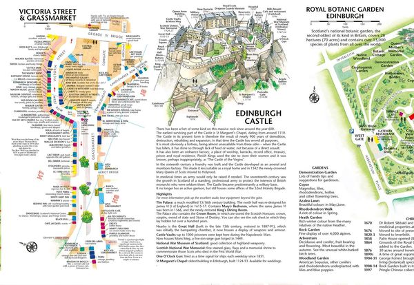 Produktbild: Collins Maps: Discovering Edinburgh Illustrated Map