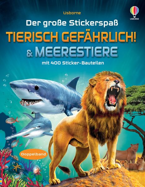 Produktbild: Der gro&szlig;e Stickerspa&szlig;: Tierisch gef&auml;hrlich! & Meerestiere