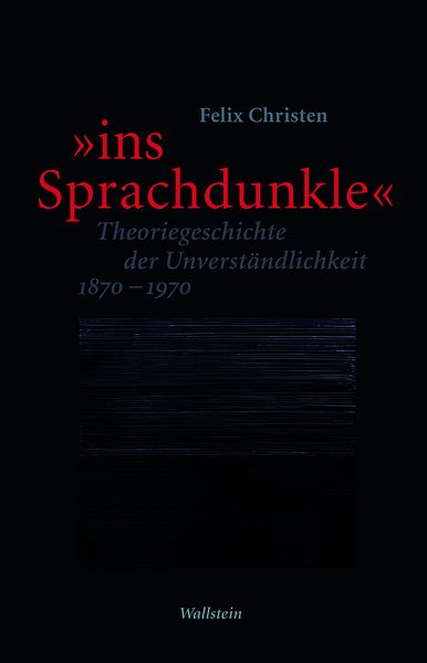 Produktbild: &raquo;ins Sprachdunkle&laquo;