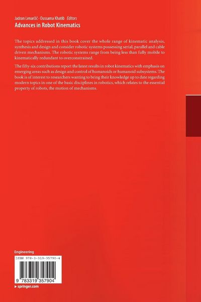 Produktbild: Advances in Robot Kinematics