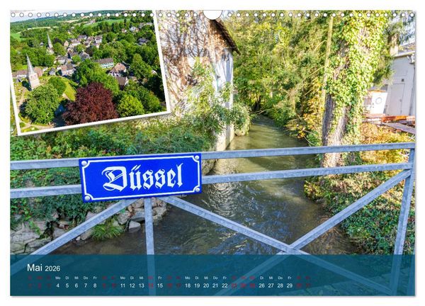 Produktbild: Die D&uuml;ssel von den Quellen bis zu den M&uuml;ndungen (Wandkalender 2026 DIN A3 quer), CALVENDO Monatskalender