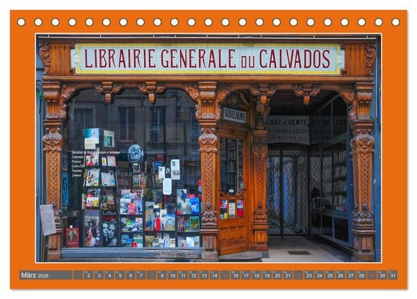 Produktbild: Hereinspaziert &ndash; Ladenfronten in Frankreich (Tischkalender 2026 DIN A5 quer), CALVENDO Monatskalender