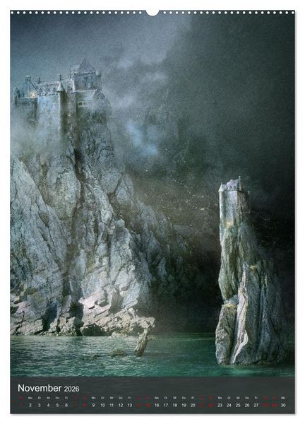 Produktbild: Traumbilder im Reich der Fantasie (Wandkalender 2026 DIN A2 hoch), CALVENDO Monatskalender