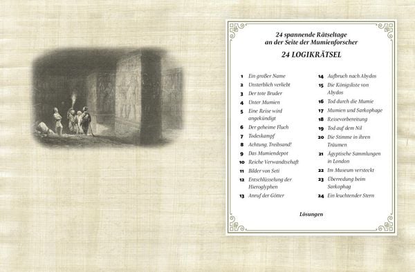Produktbild: Der Fluch der Mumie Adventskalender der Logikr&auml;tsel