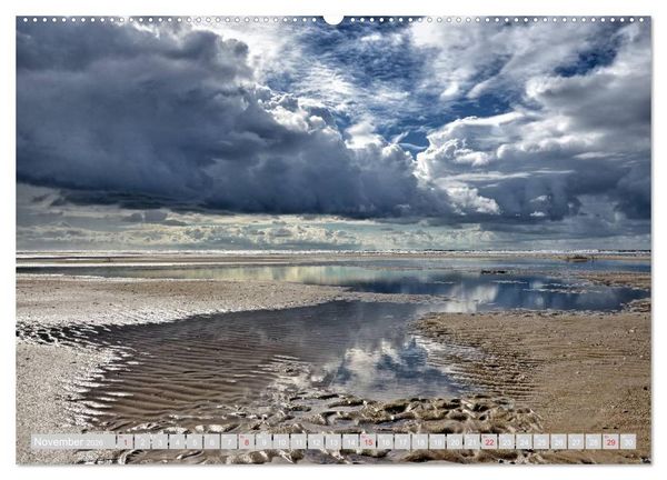 Produktbild: Amrum, die Perle in der Nordsee (hochwertiger Premium Wandkalender 2026 DIN A2 quer), Kunstdruck in Hochglanz