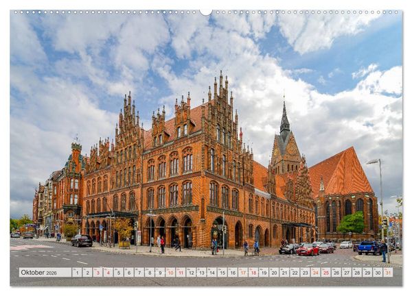 Produktbild: Hannover Stadtansichten (hochwertiger Premium Wandkalender 2026 DIN A2 quer), Kunstdruck in Hochglanz