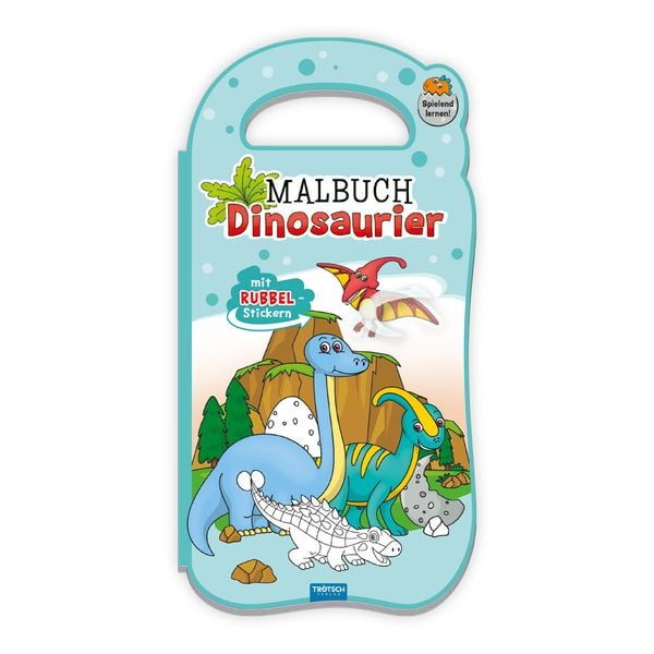 Trötsch Malbuch mit Rubbelstickern Dinosaurier, Taschenbuch von , Trötsch Verlag GmbH & Co. KG, 978-3-96552-812-3
